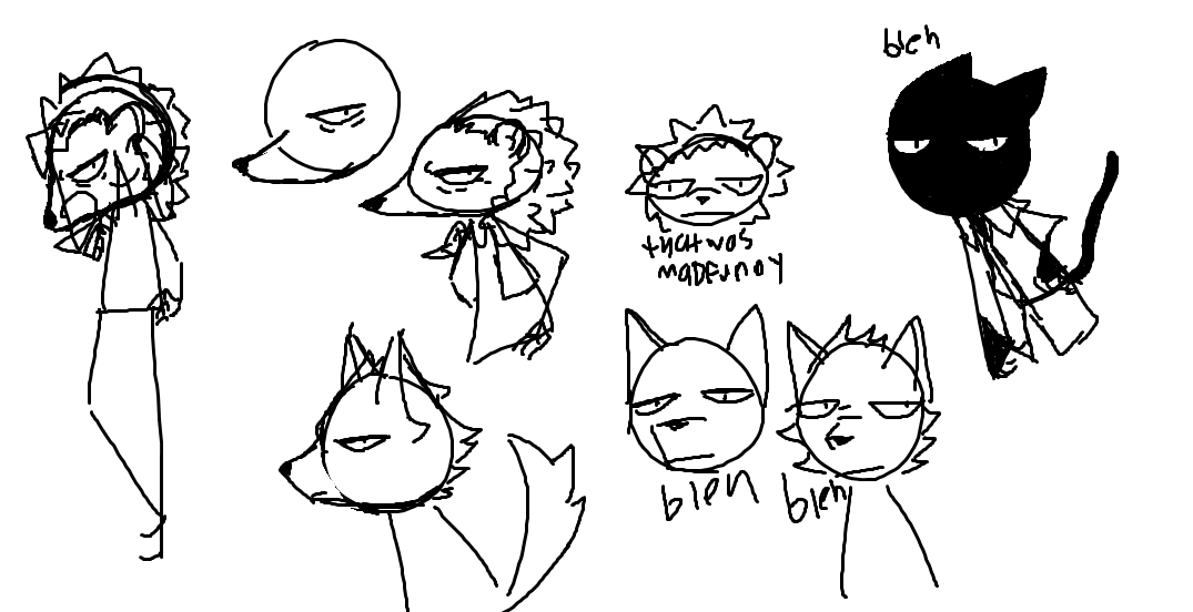 Practicing animal characters