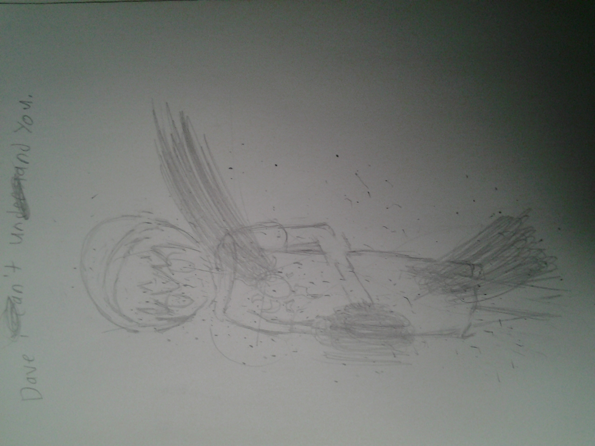 Fanart of Rose Lalonde from Homestuck. This is based on the one like glitchy part of homestuck so I attempted to do that traditionally.