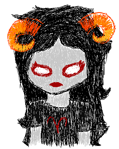 Fanart of Aradia Megido from Homestuck