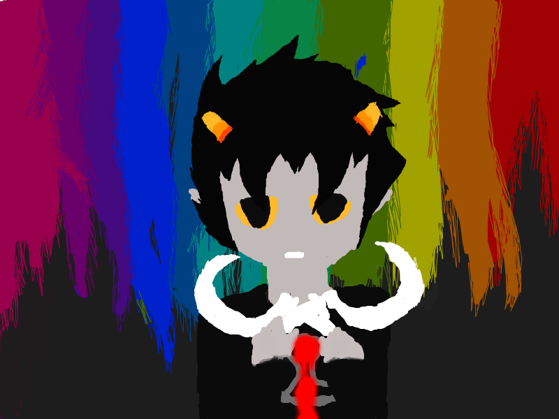 Fanart of Karkat Vantas from Homestuck