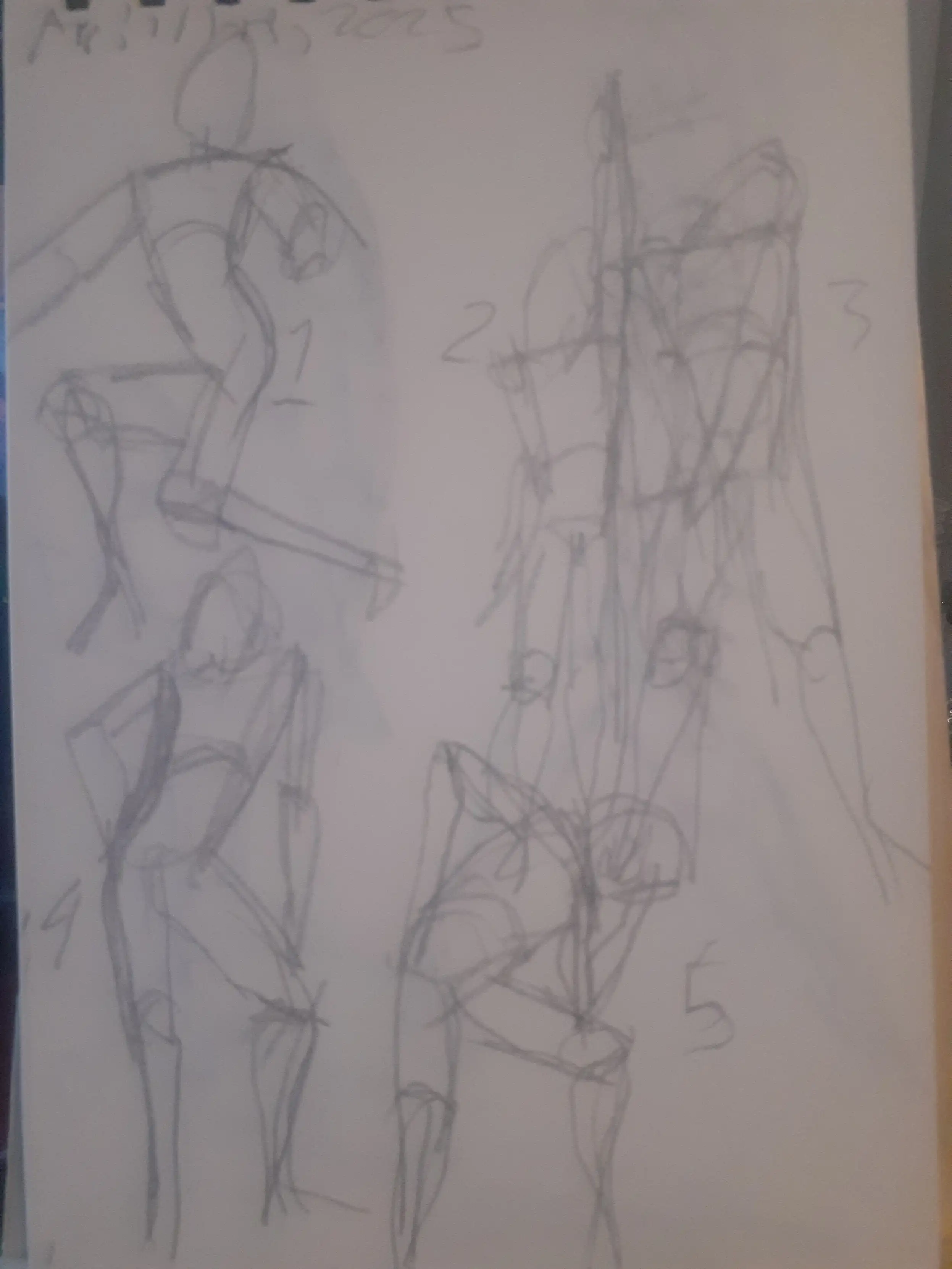 Gesture drawings