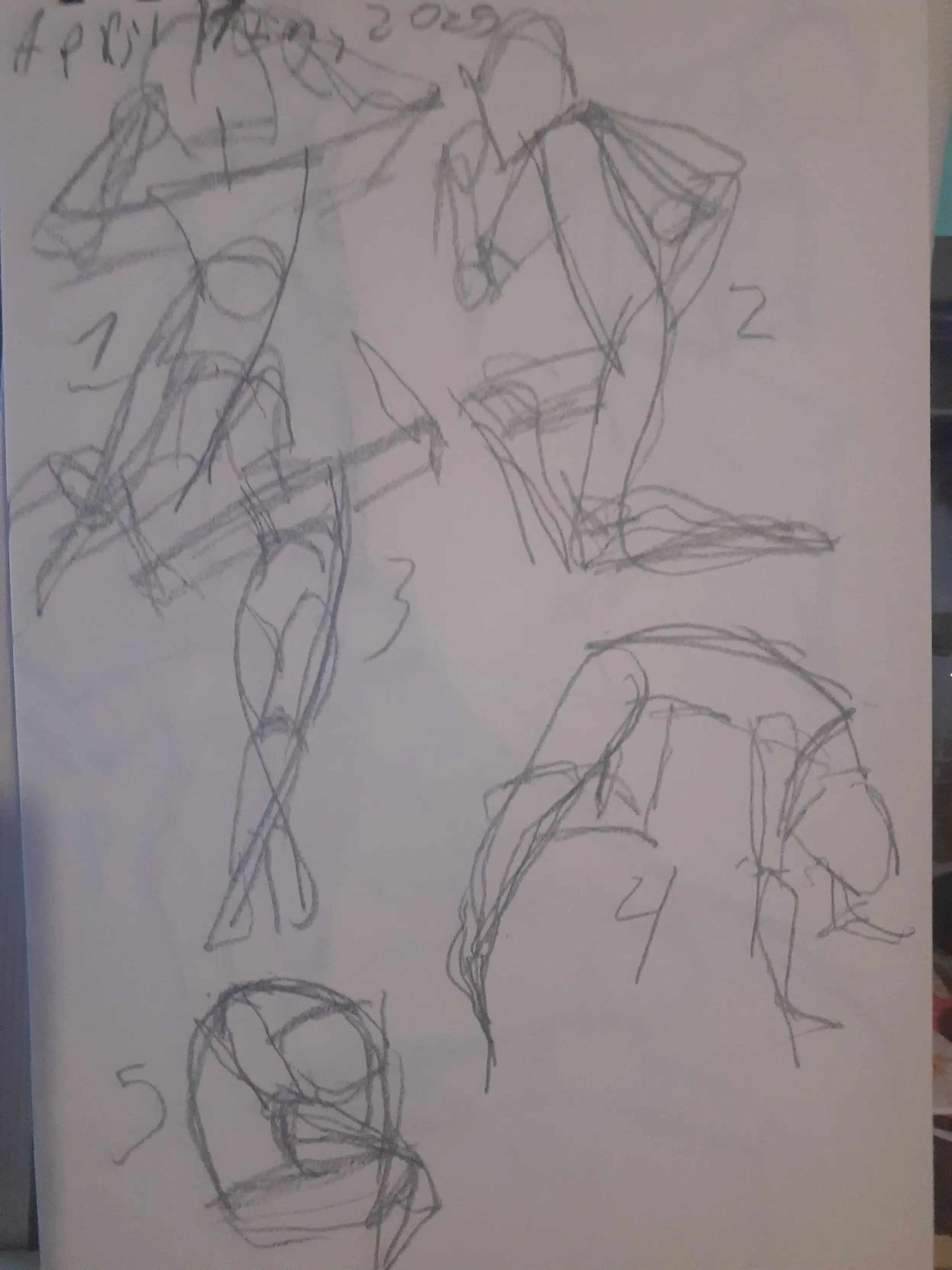 Gesture drawings