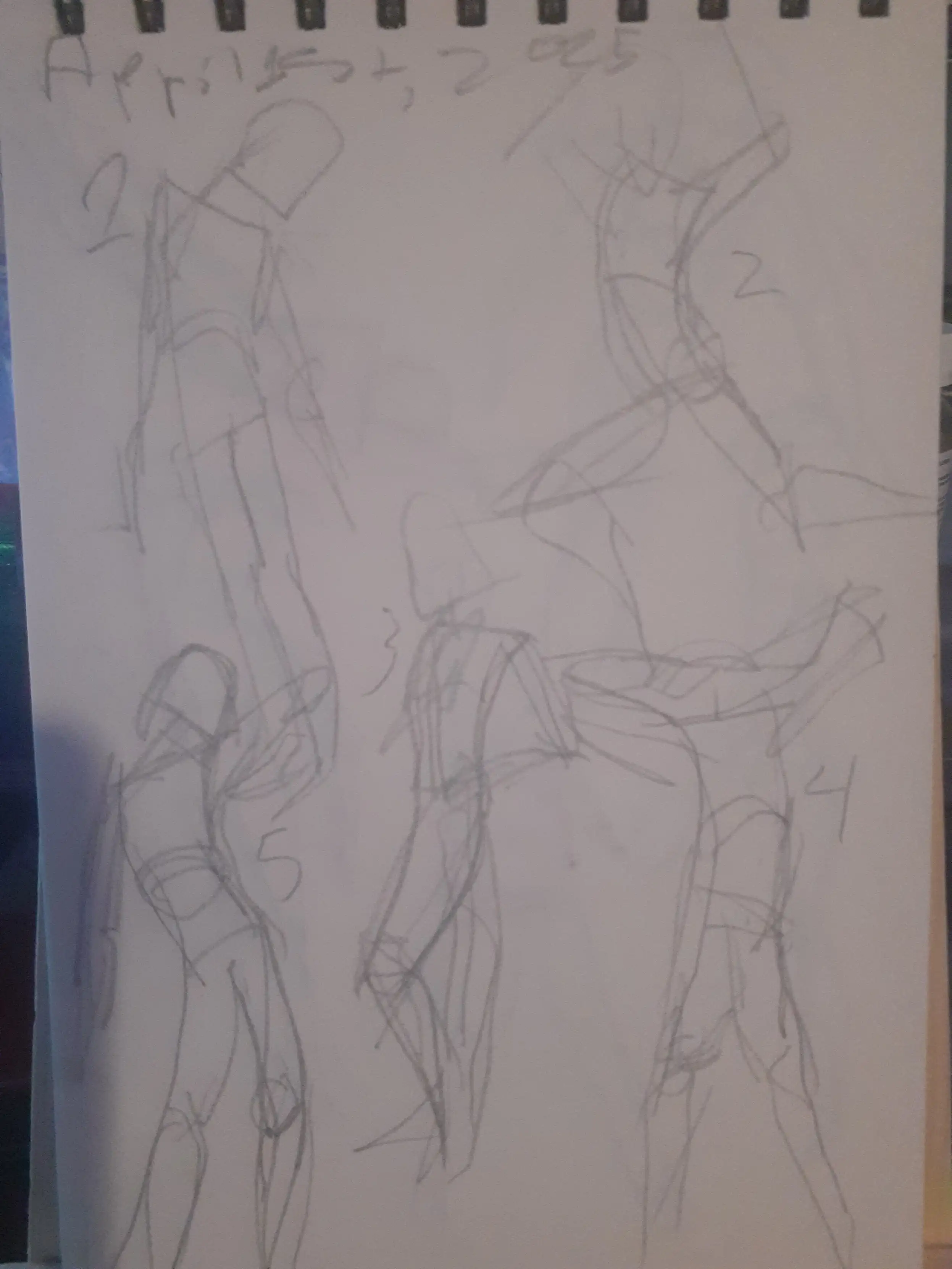 Gesture drawings