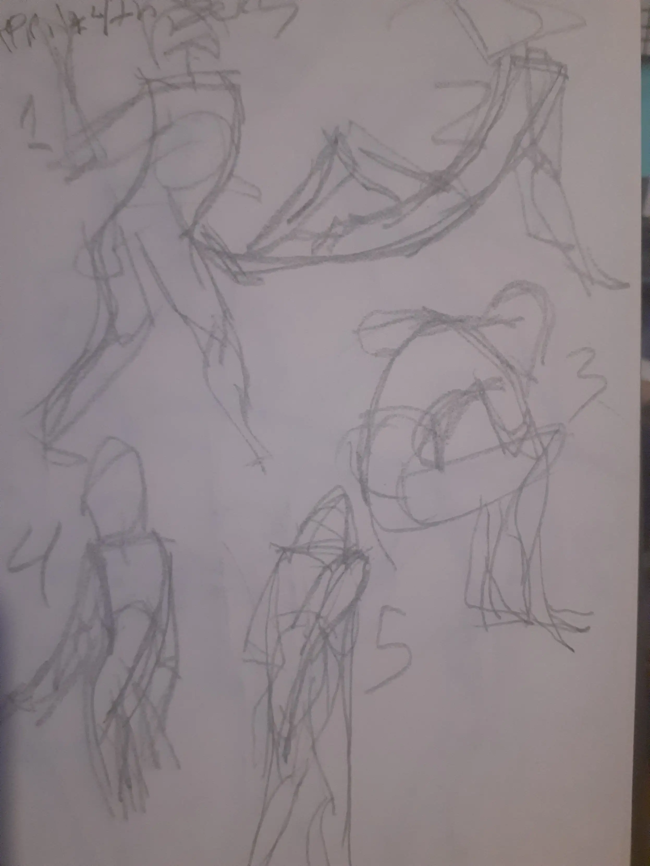 Gesture drawings