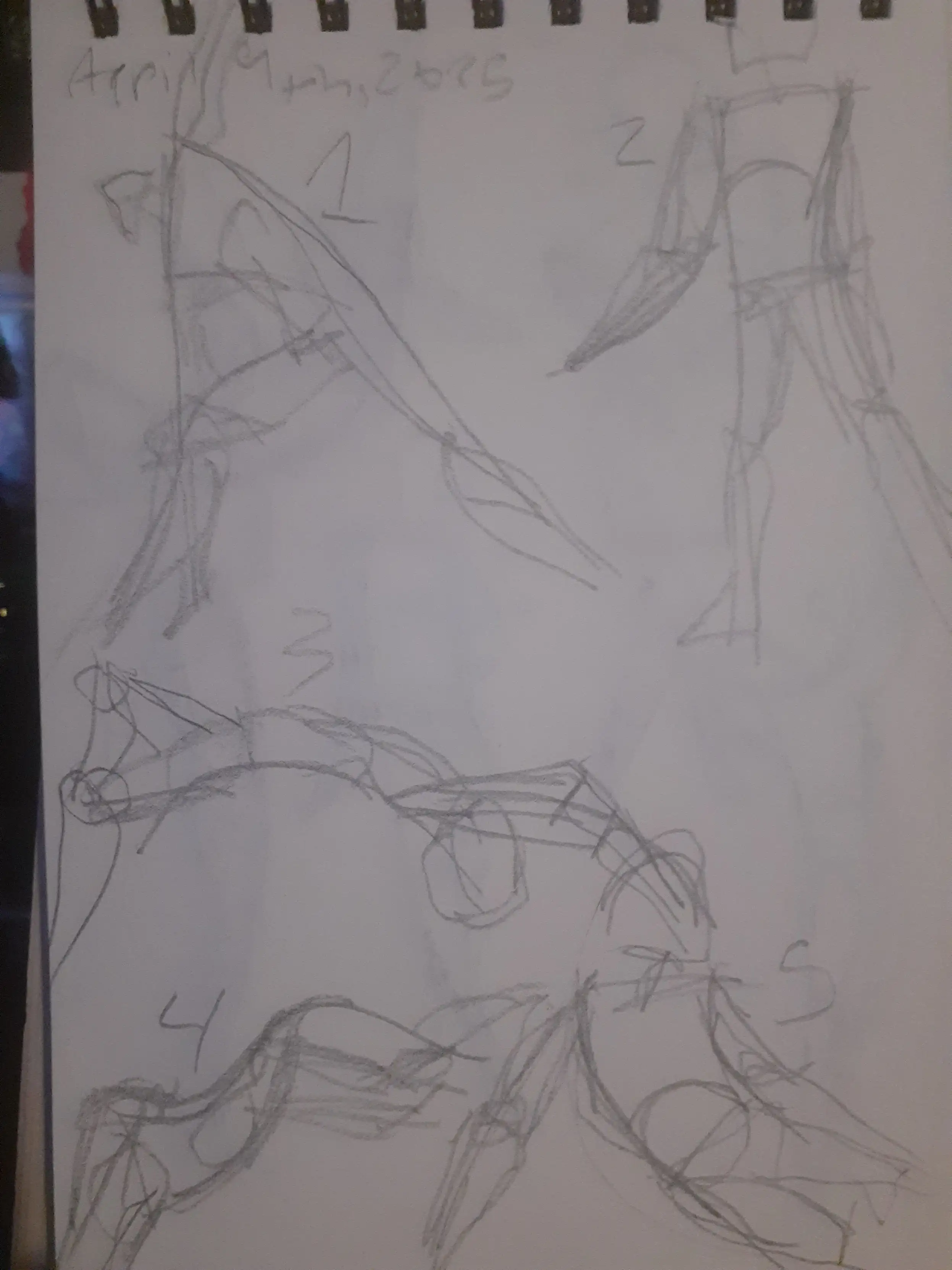Gesture drawings