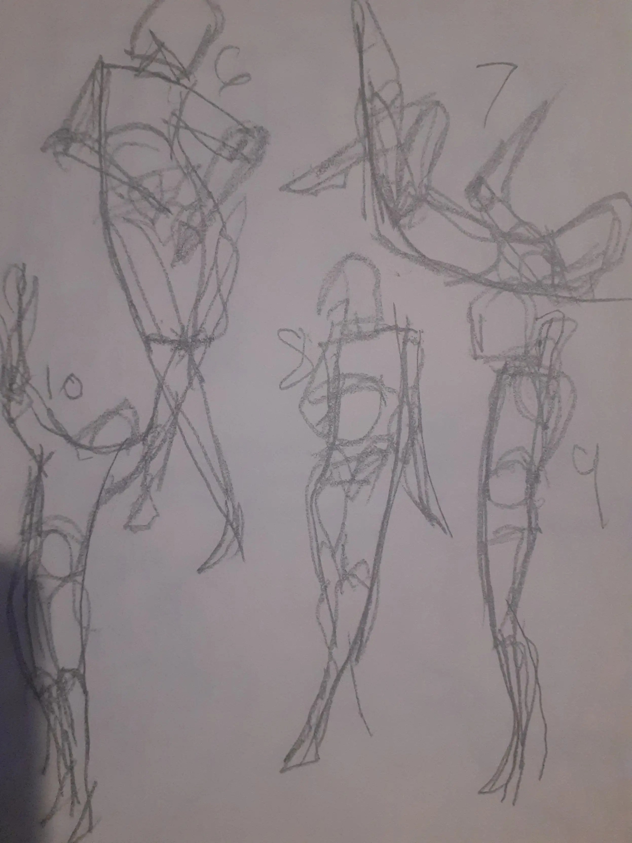 Gesture drawings