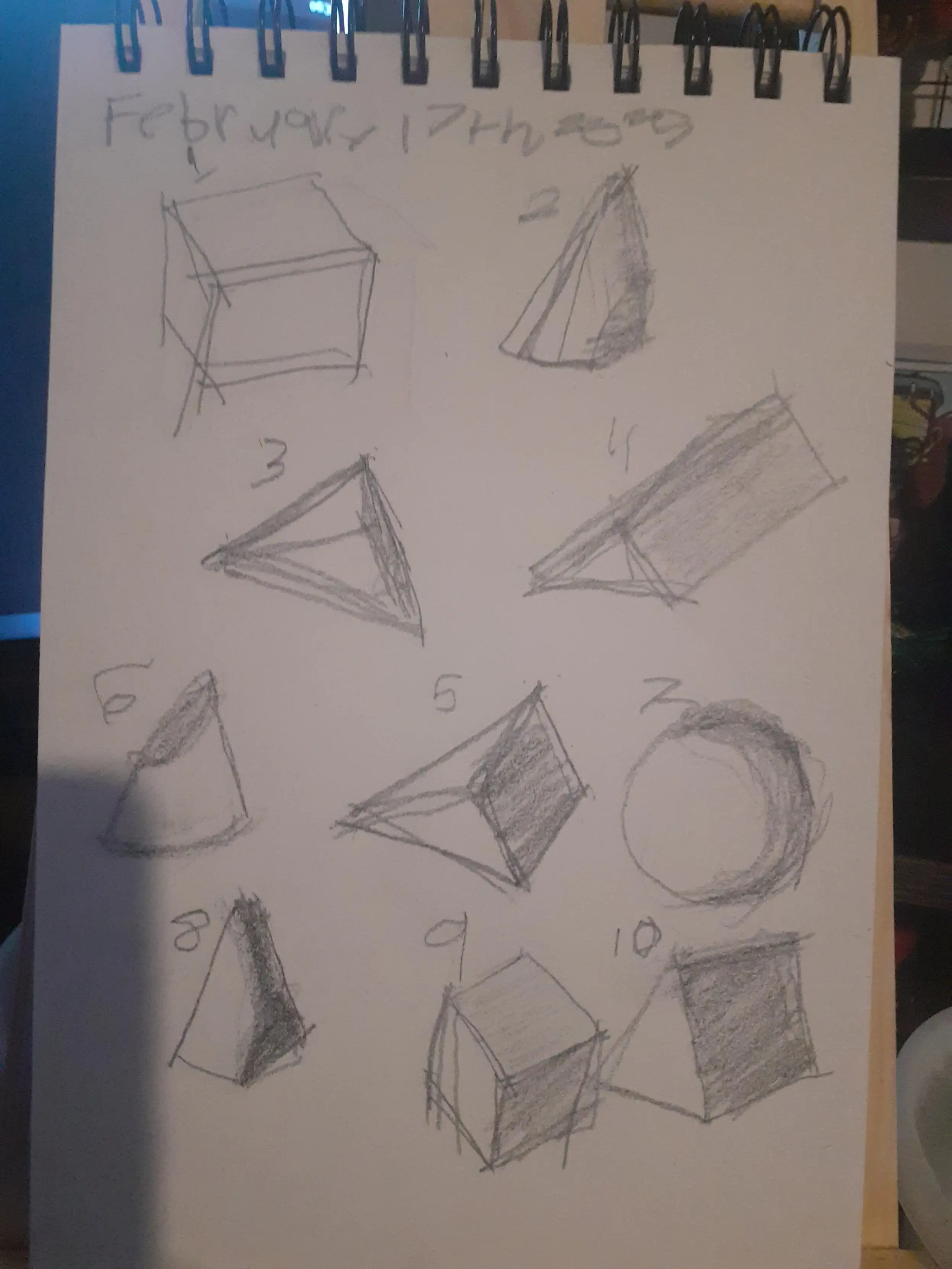 Primitive shape studies