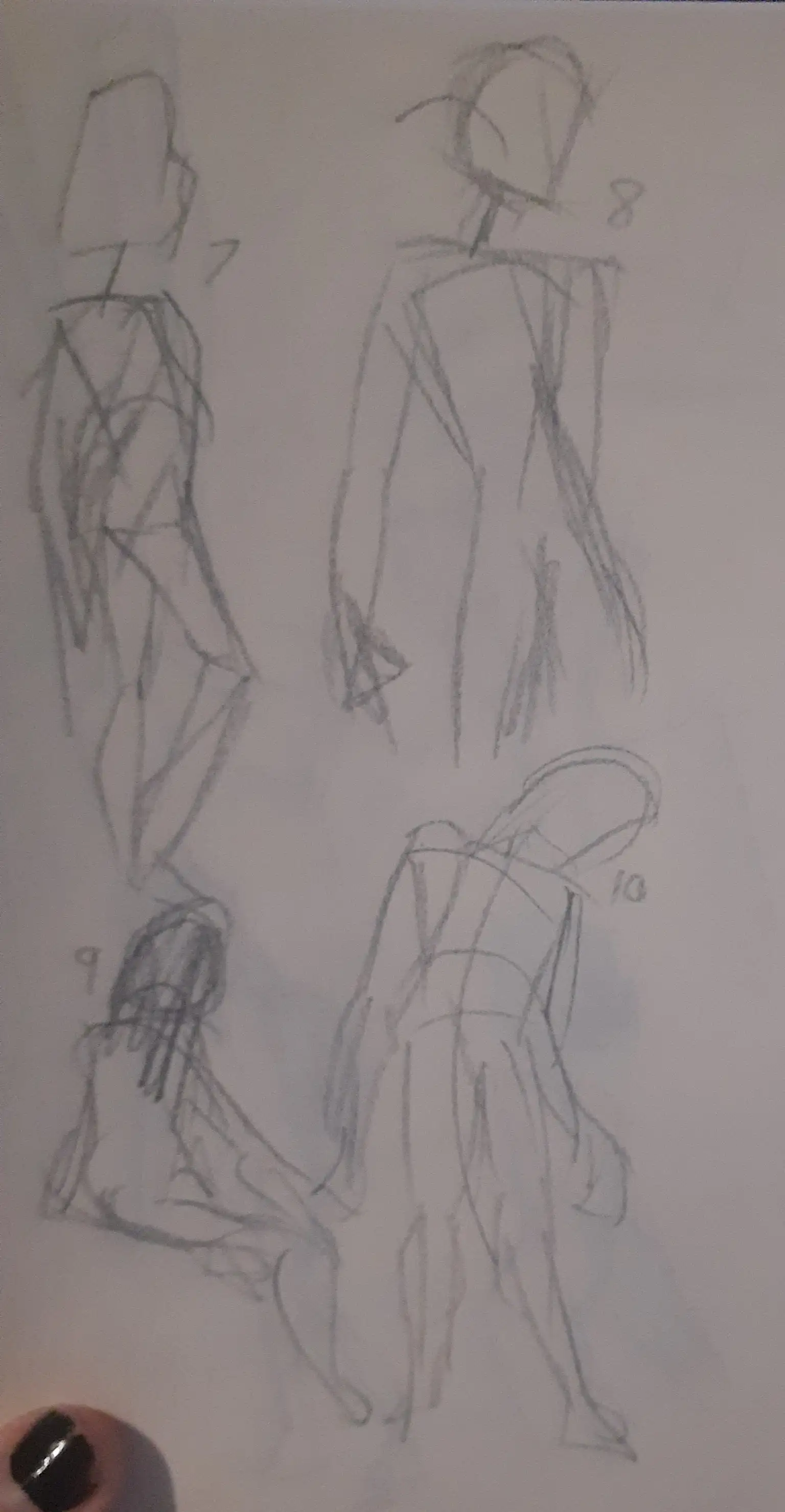 Gesture drawings