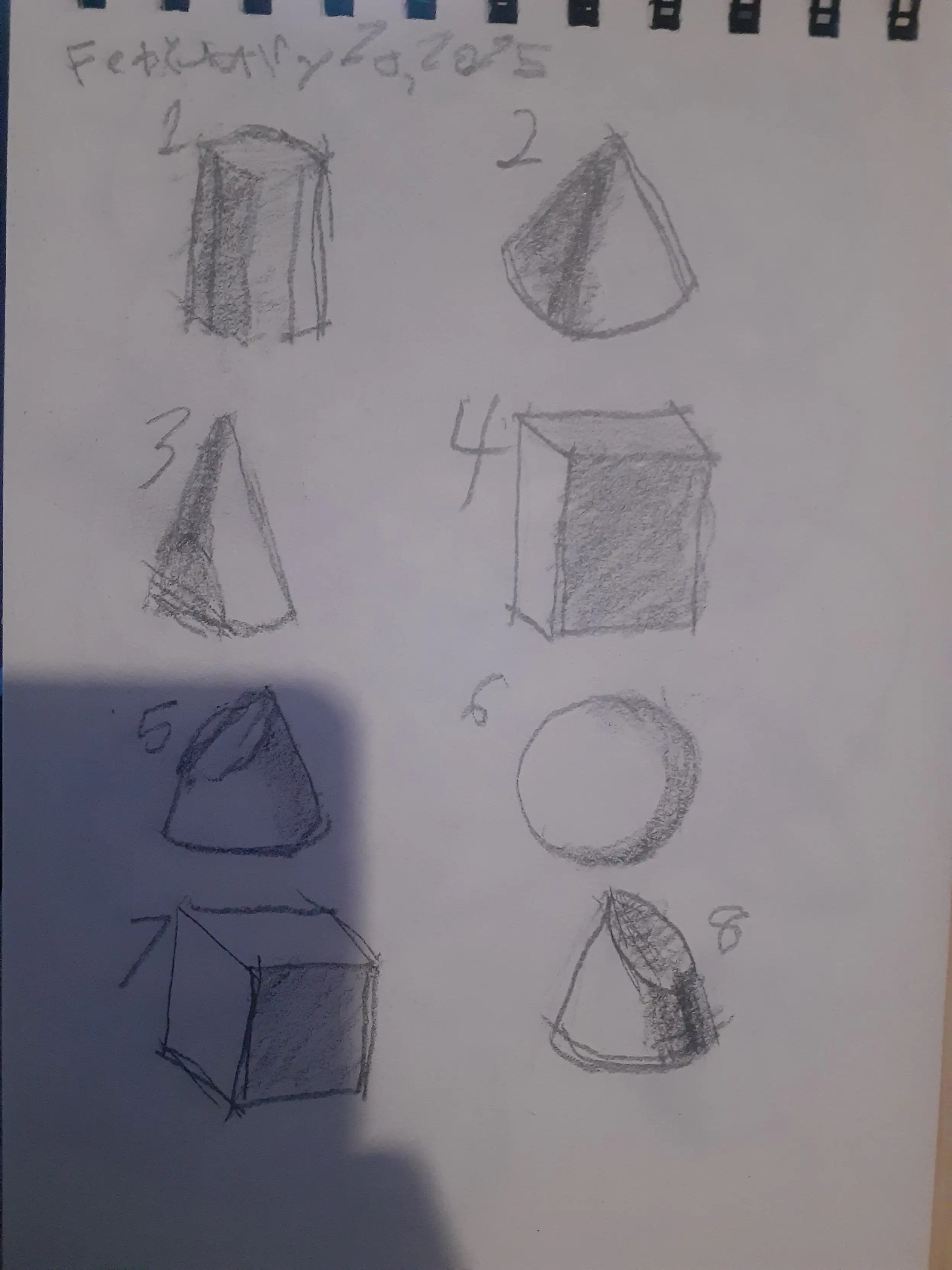 Primitive shape studies