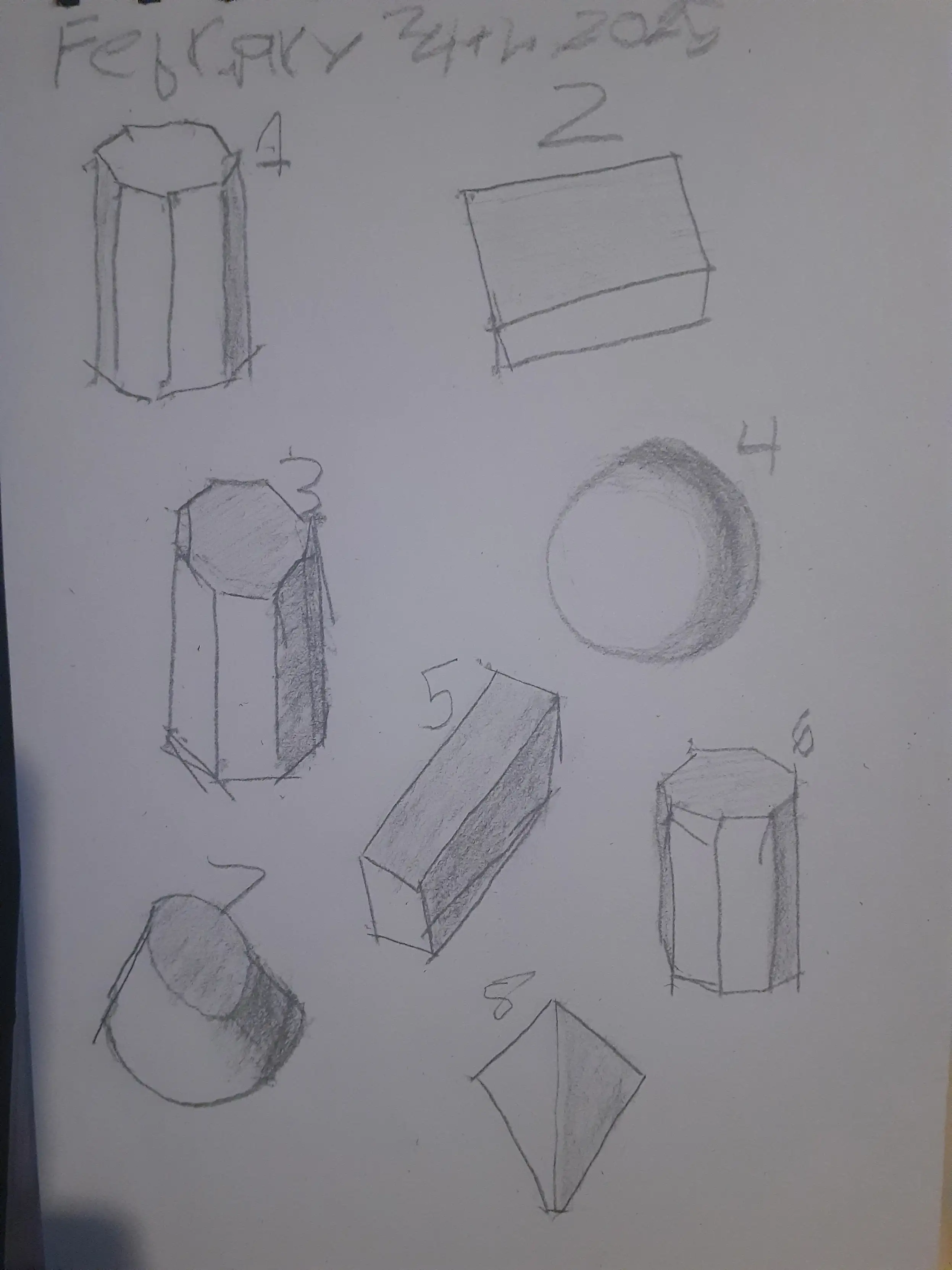 Primitive shape studies