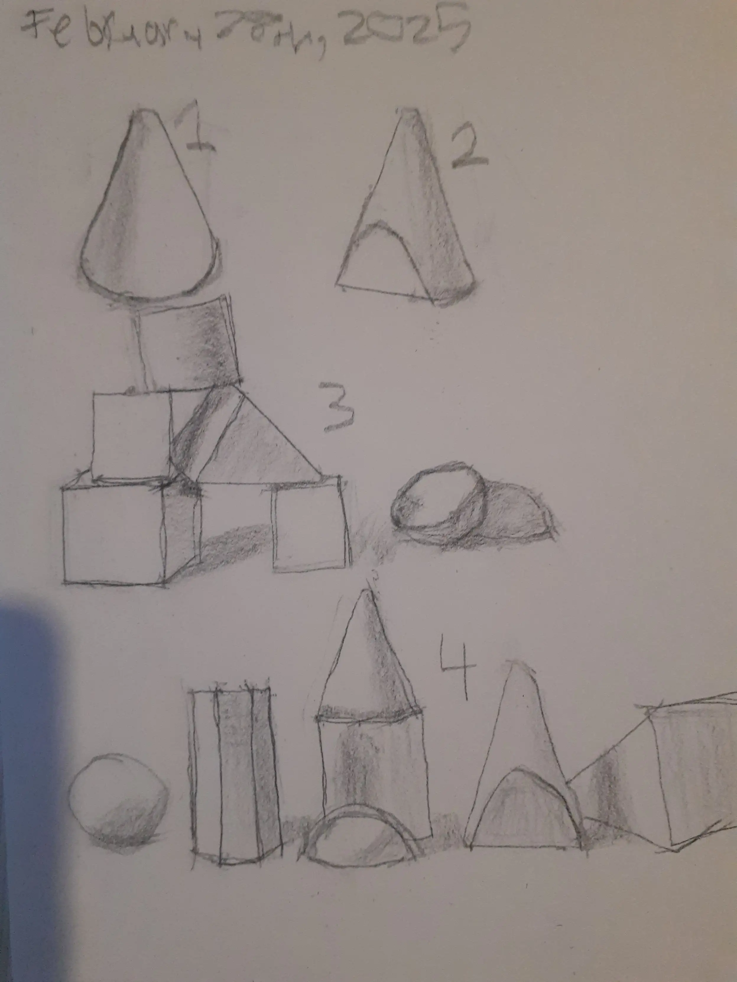 Primitive shape studies