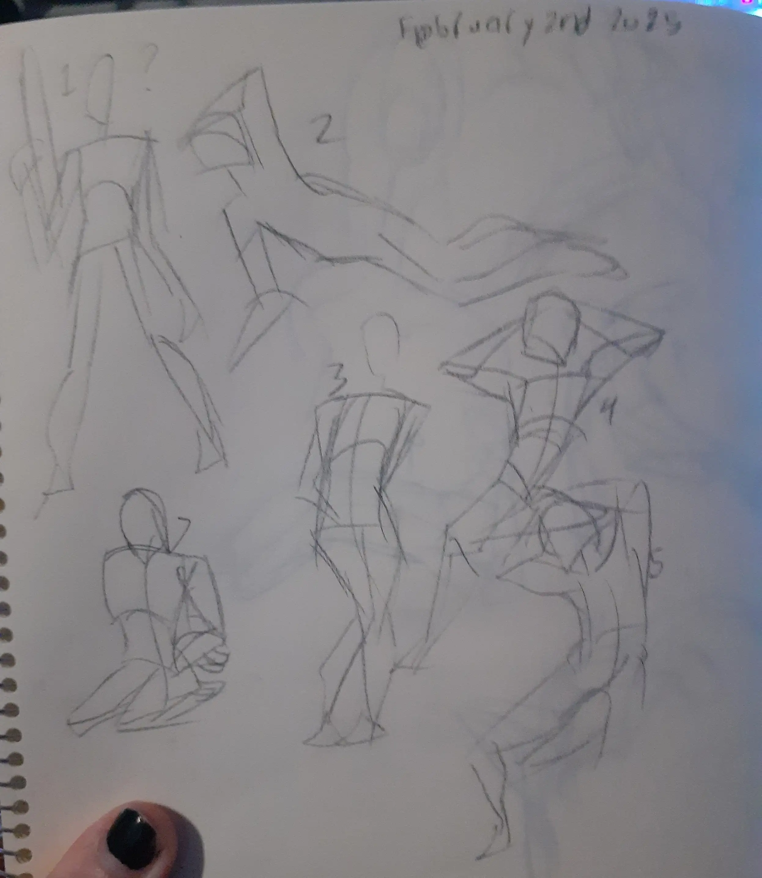 Gesture drawings