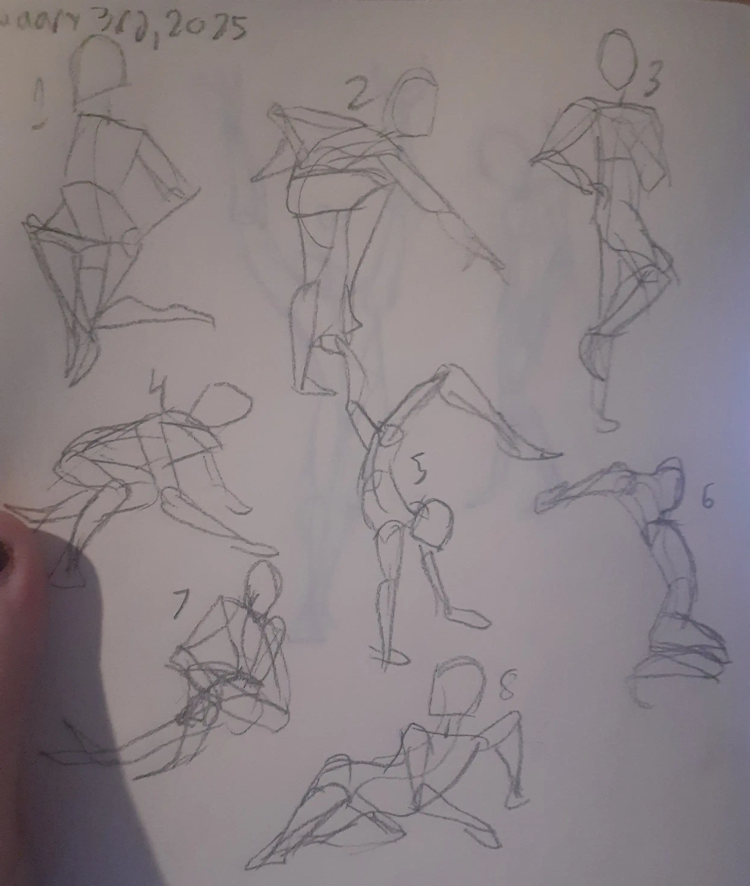 Gesture drawings