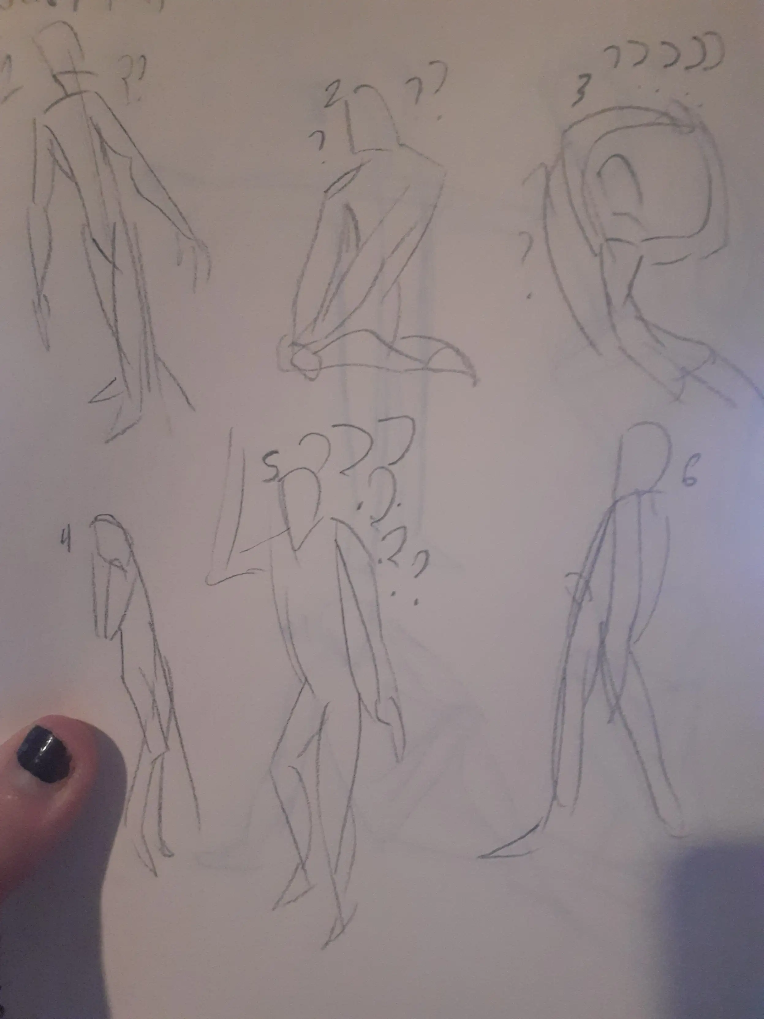 Gesture drawings