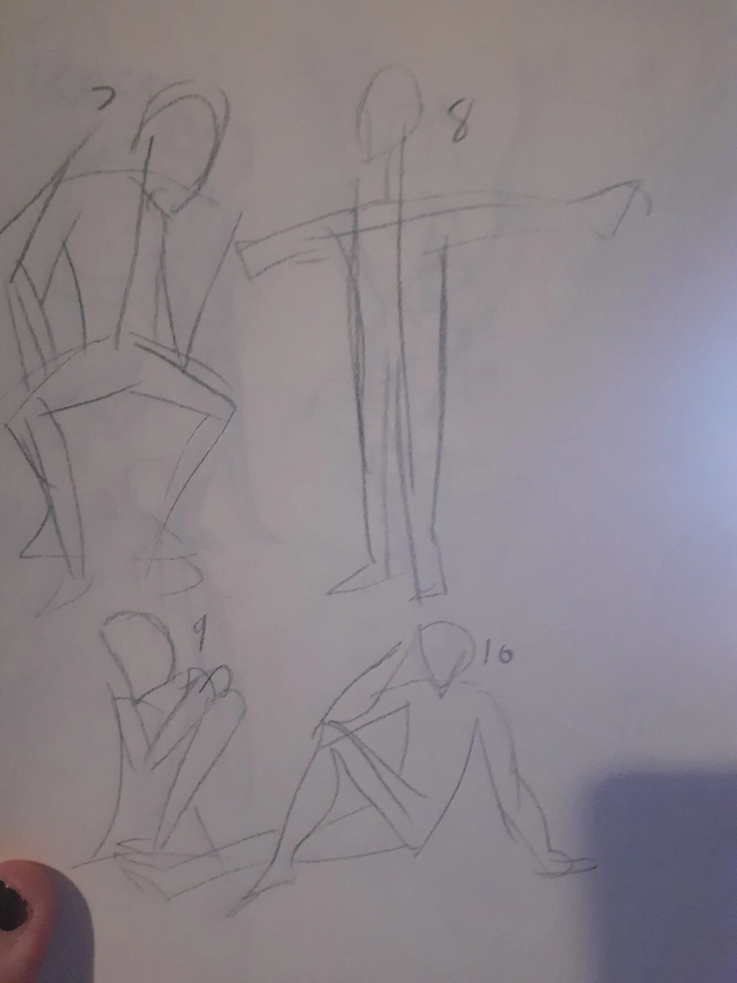 Gesture drawings