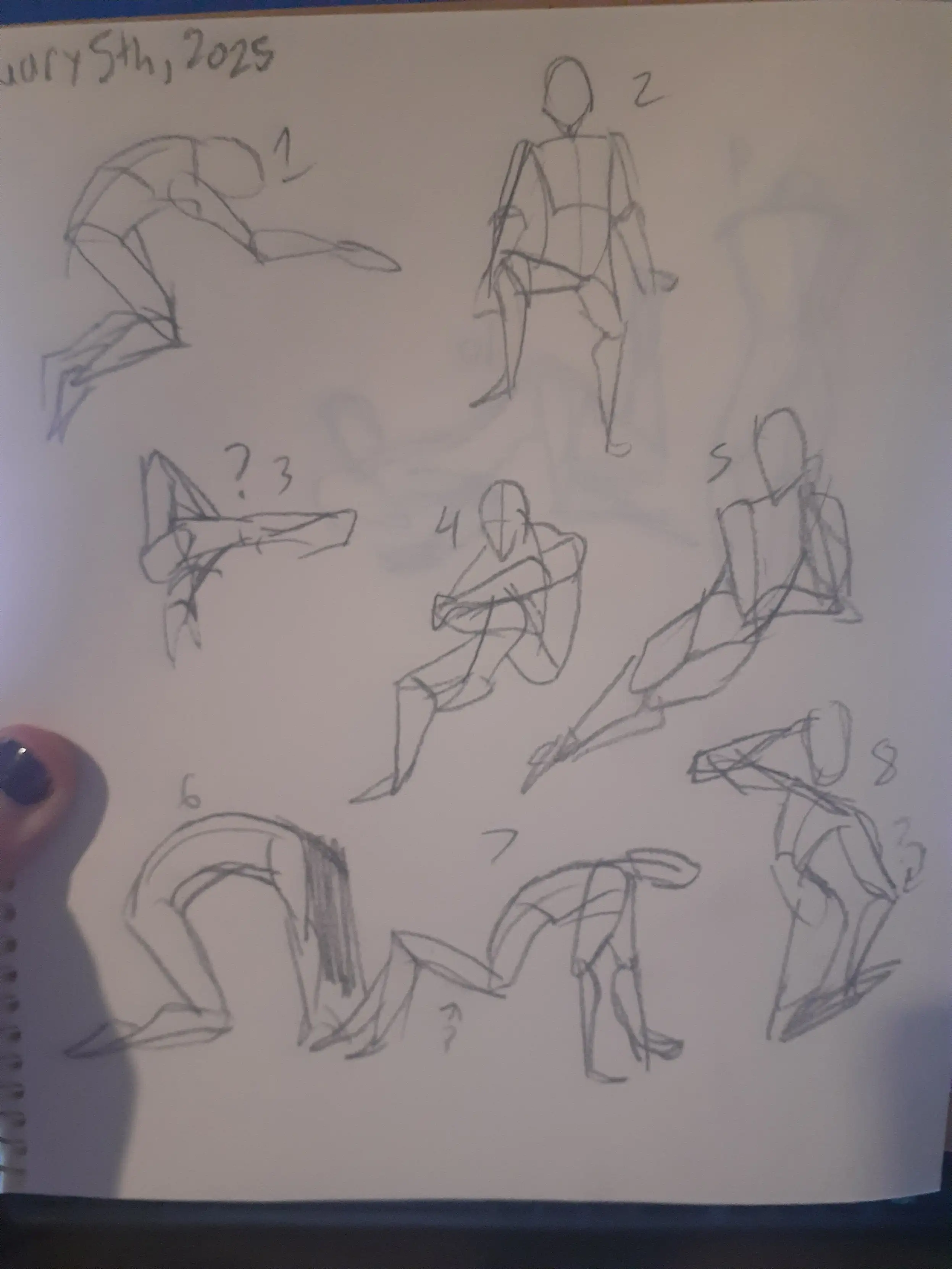 Gesture drawings