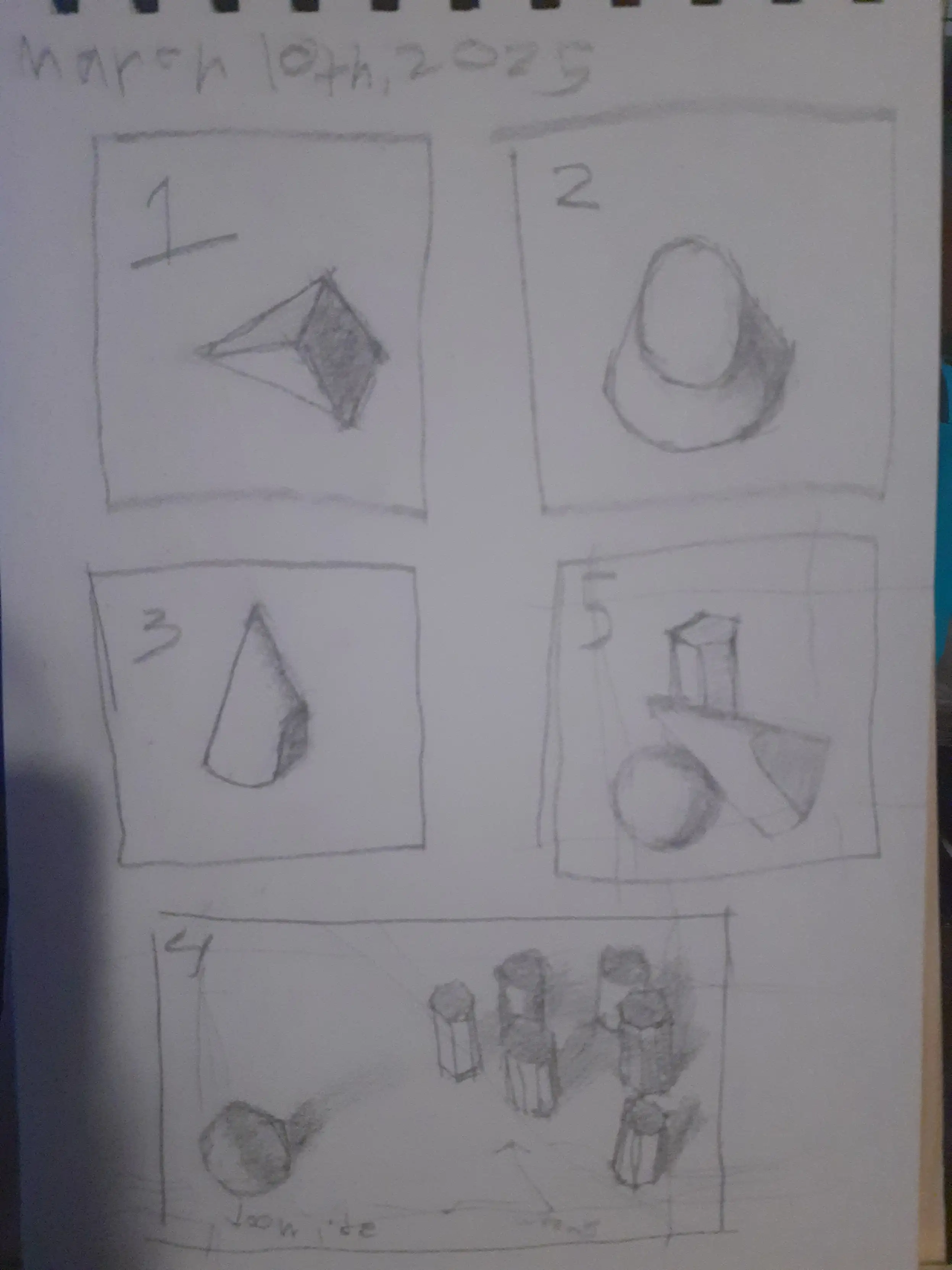 Primitive shape studies