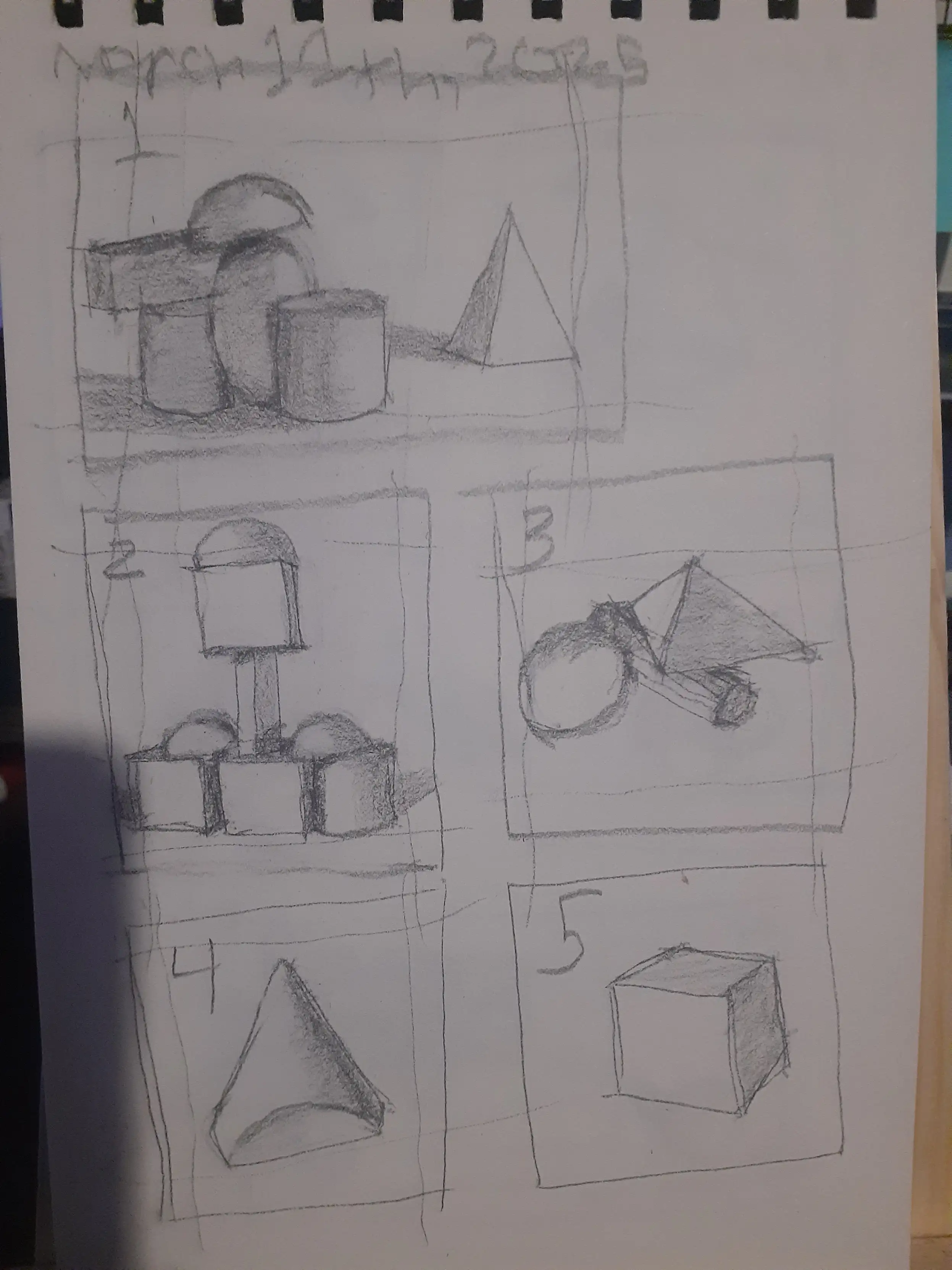 Primitive shape studies