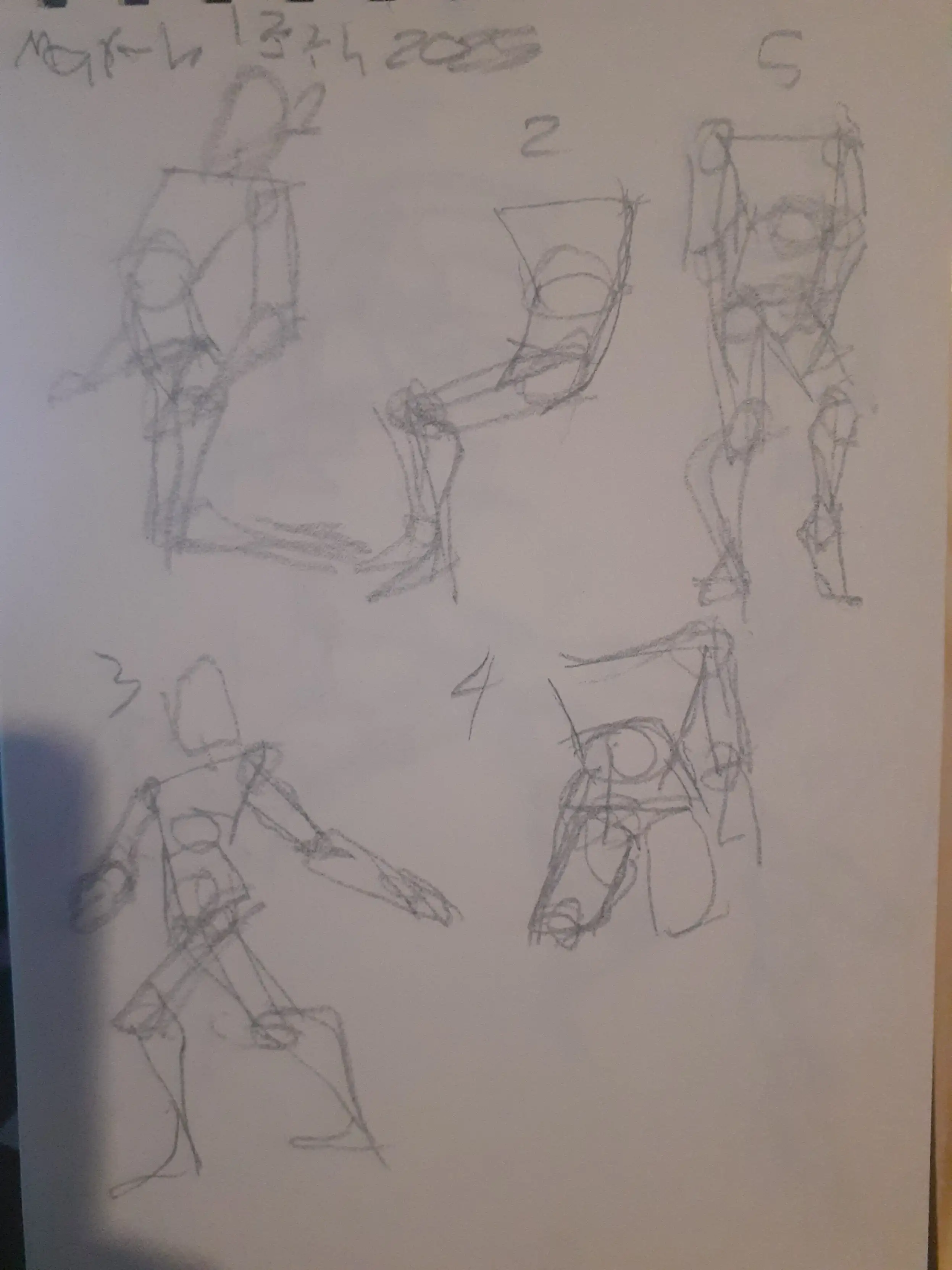Gesture drawings
