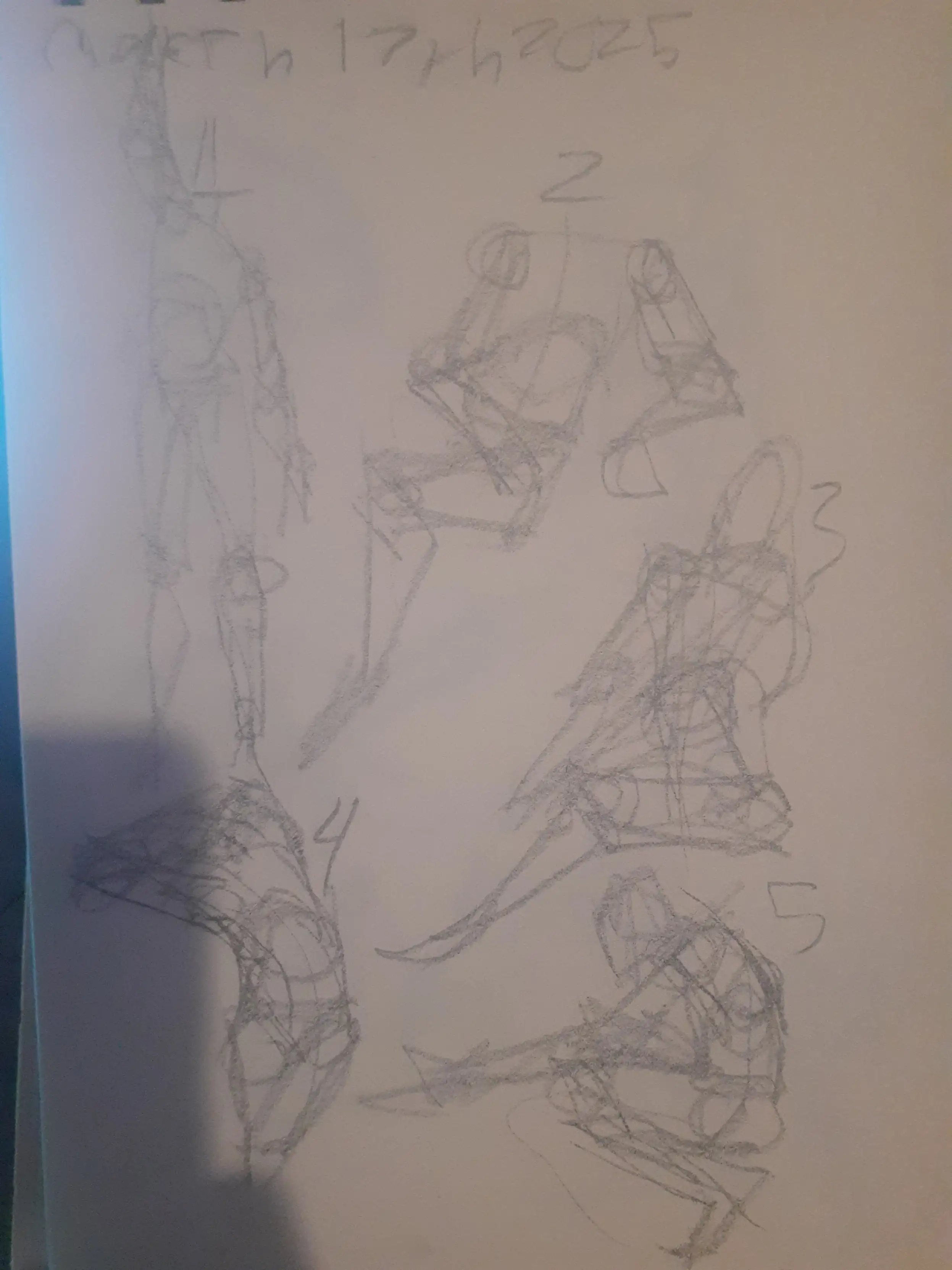 Gesture drawings