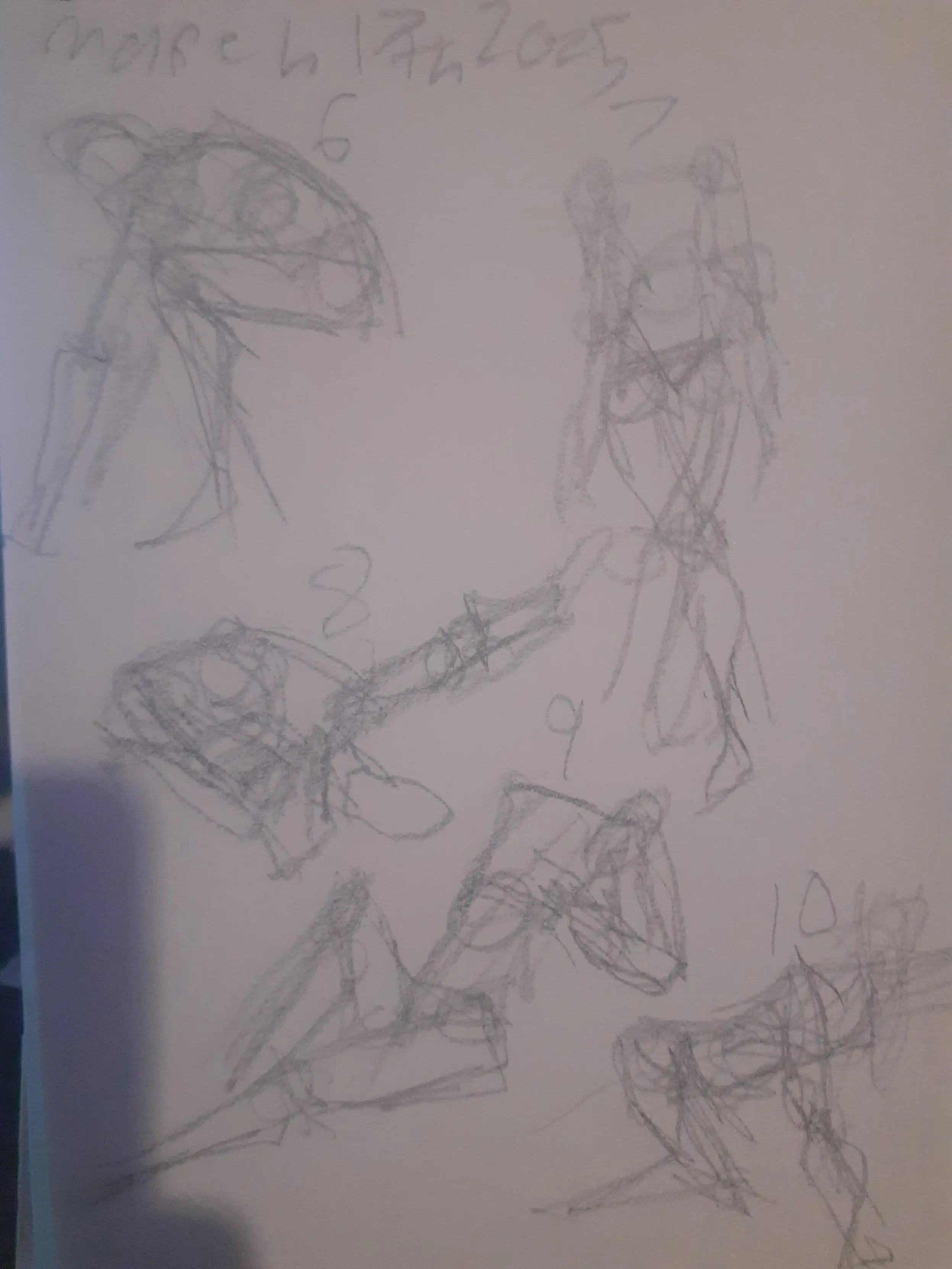 Gesture drawings