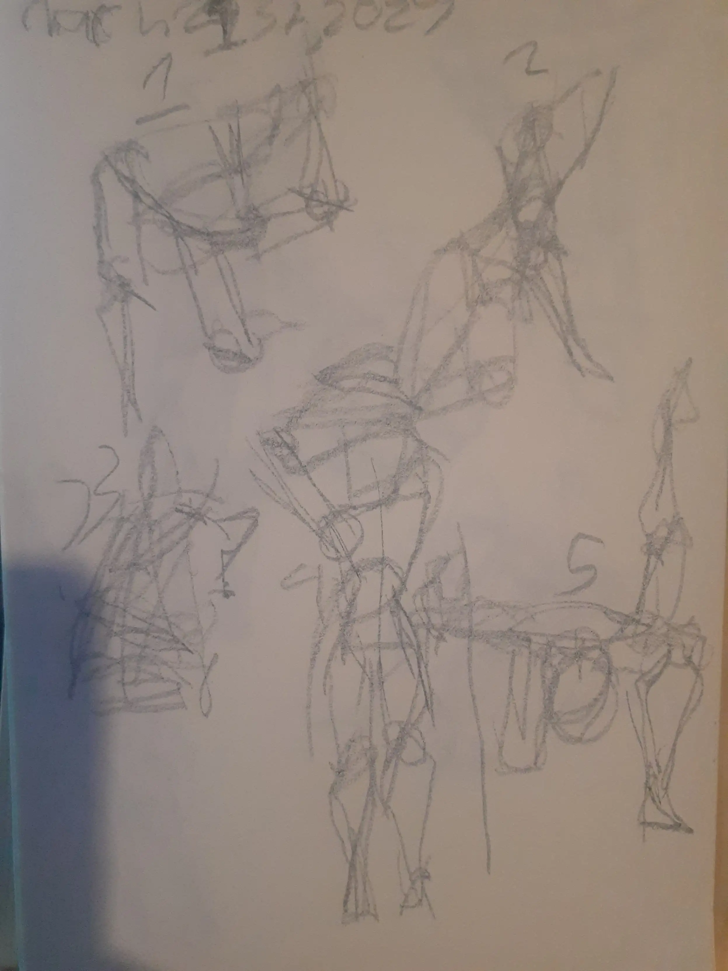 Gesture drawings