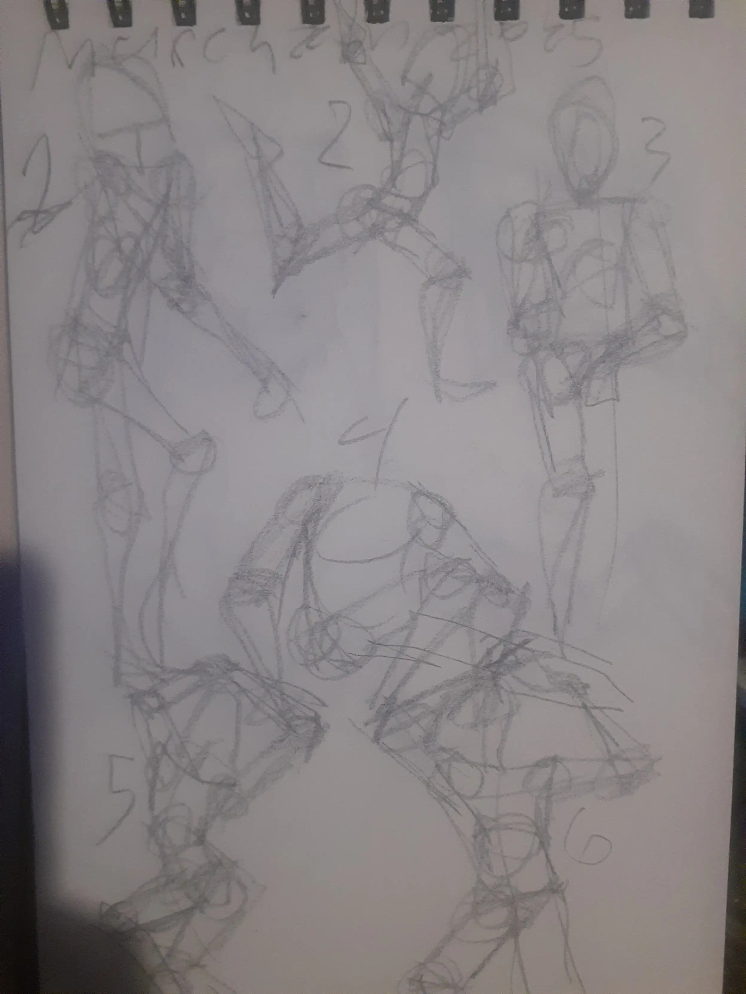 Gesture drawings
