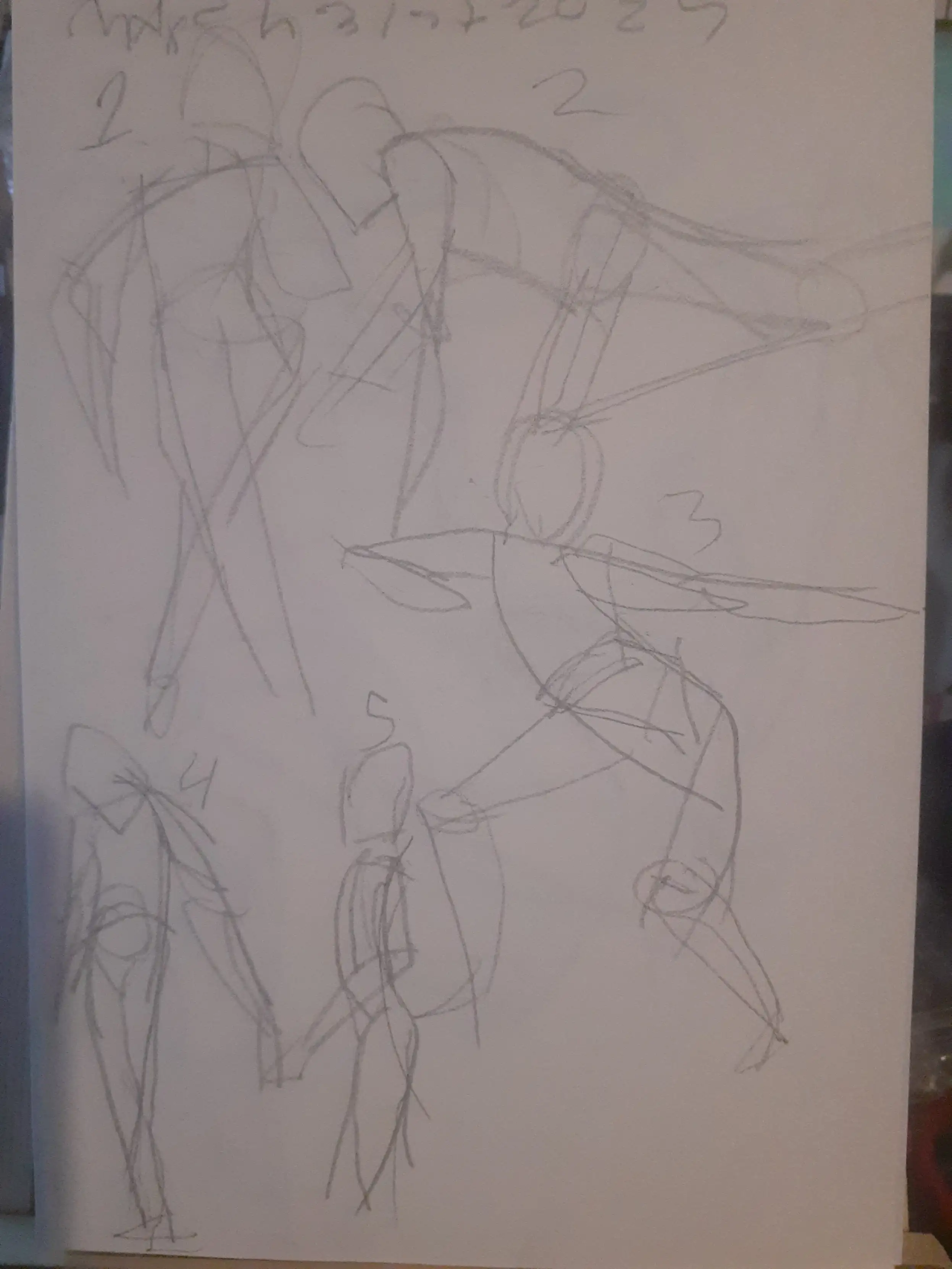 Gesture drawings