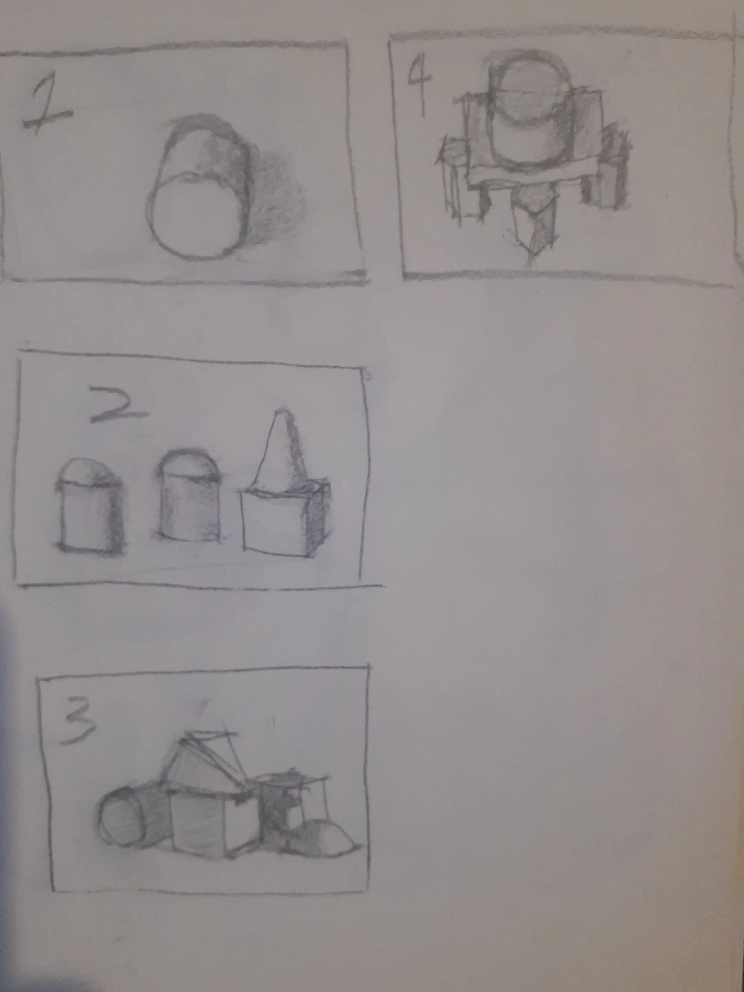 Primitive shape studies