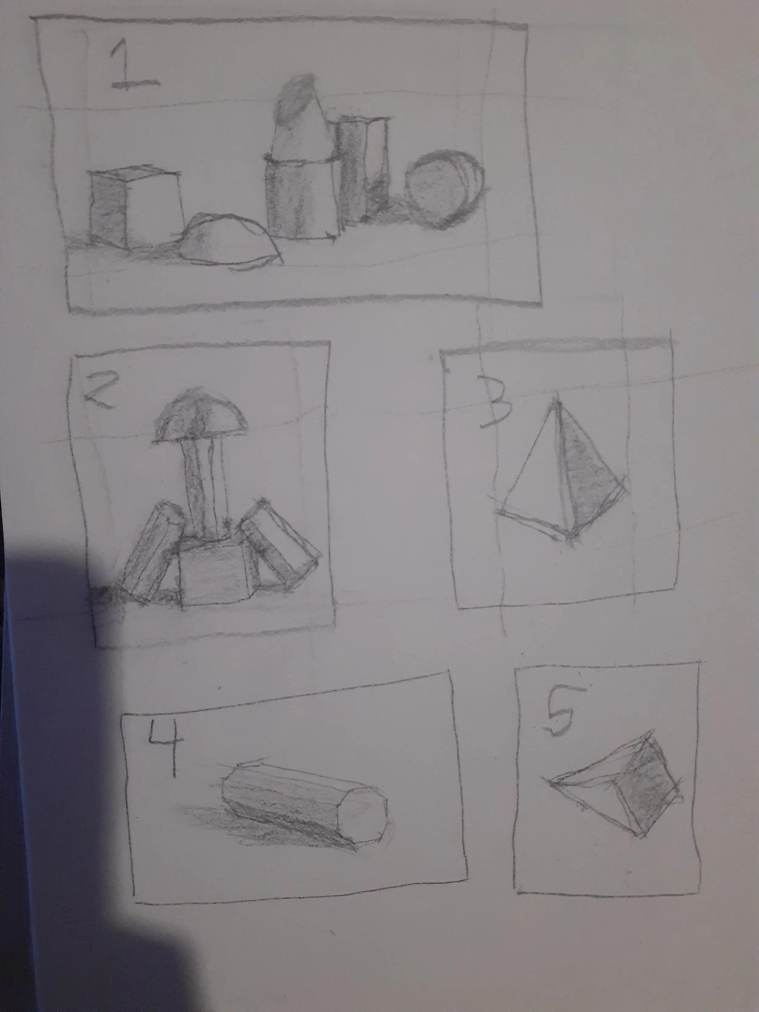 Primitive shape studies