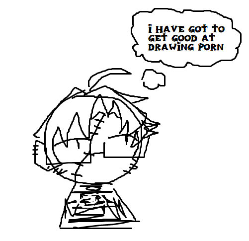 Mouse doodle; entire reason I started doing art practice
