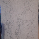 A preview of various gesture sketches