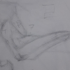 Traditional drawing focusing on the forearms