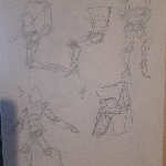 A preview of various gesture sketches