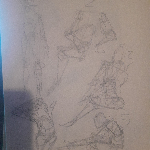 A preview of various gesture sketches