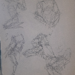 A preview of various gesture sketches