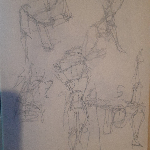 A preview of various gesture sketches