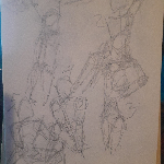 A preview of various gesture sketches