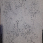 A preview of various gesture sketches